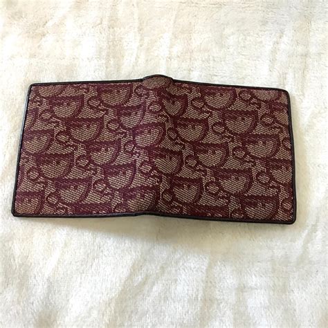 dior wallet purple|vintage christian dior wallet.